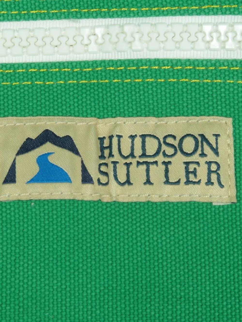Hudson Sutler WHEELS UP Canvas Golf Tote Mens Kelly Green Duffel Bag Cotton